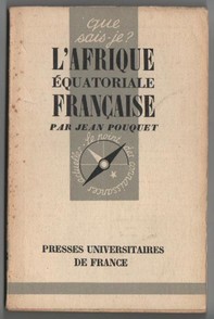 livre L'Afrique �quatoriale Fran�aise
