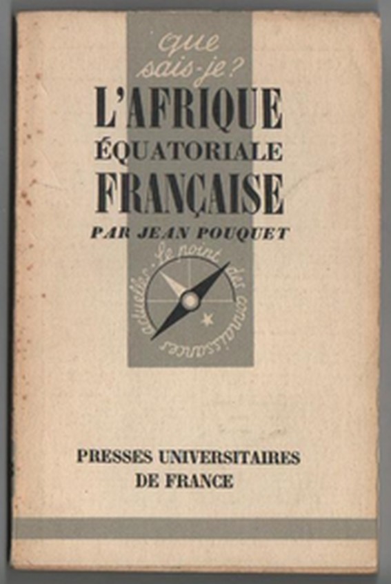 livre L'Afrique �quatoriale Fran�aise