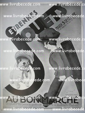 affiche ETRENNES AU BON MARCH�