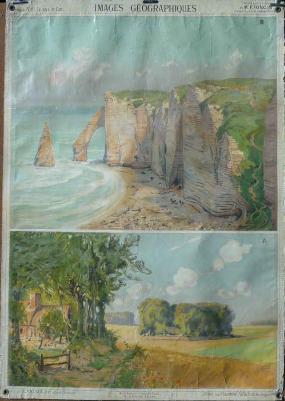 Carte Le pays de Caux