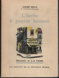 livre L'herbe � pauvre homme