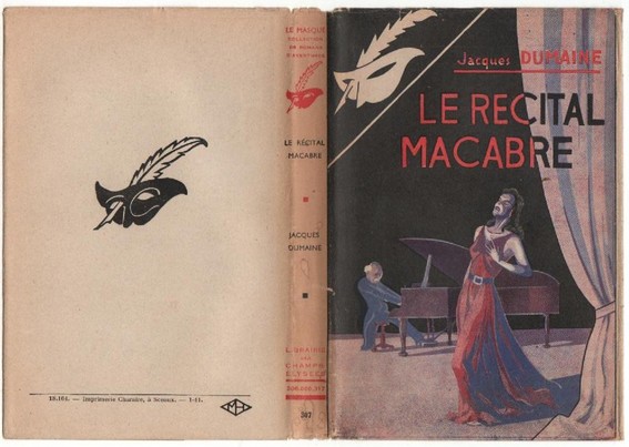 jaquette Le R�cital Macabre