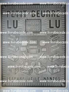 affiche PETIT-BEURRE LU
