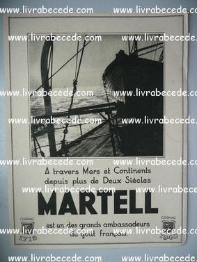 affiche cognac Martell