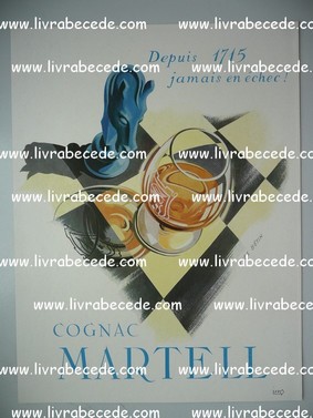 affiche cognac Martell